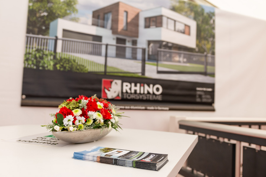 Rhino Torsysteme Messestand Katharinenmarkt 2019